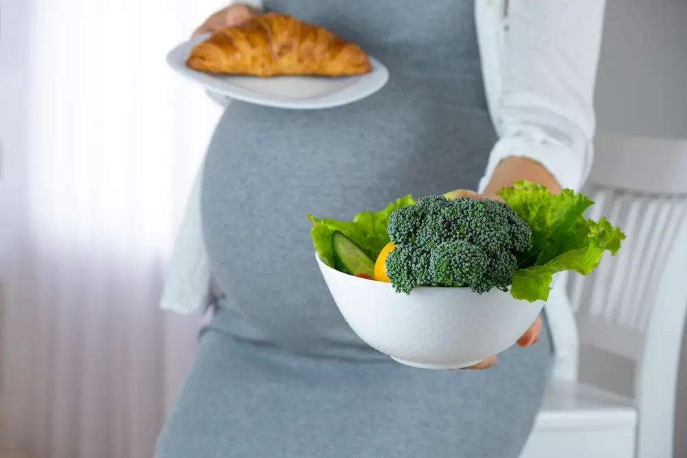 magnesio mujer embarazada con alimentos