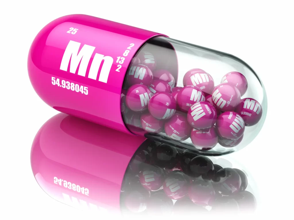 manganeso capsula de color rosa